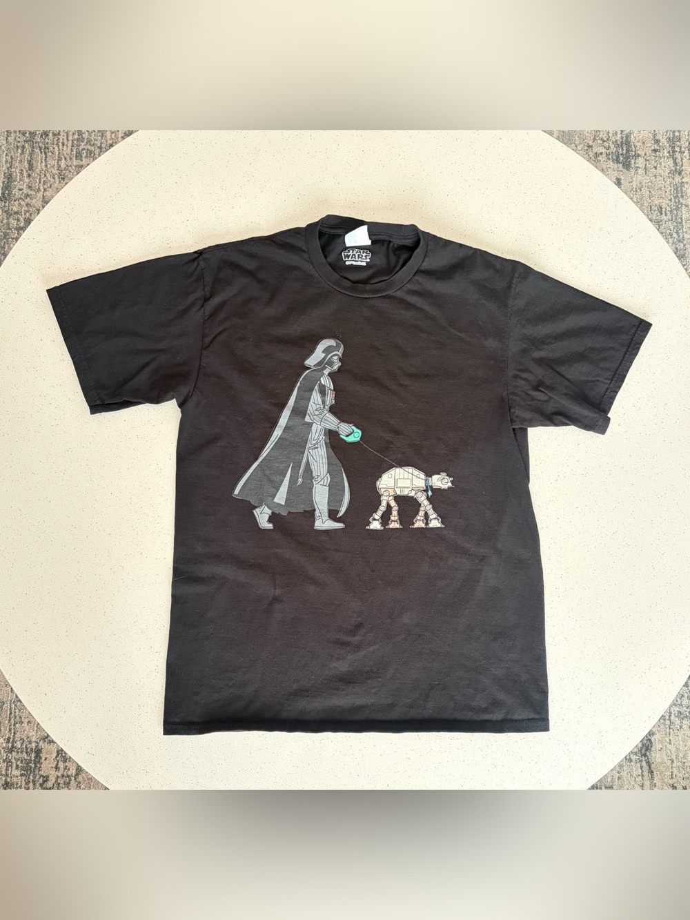 Star Wars Darth Vader & AT-AT Dog Walk Graphic Tee